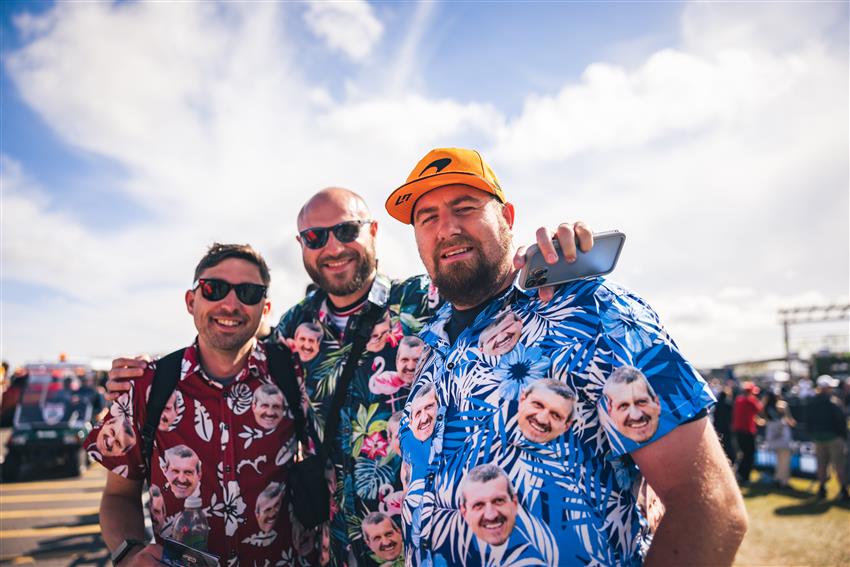 Fanatical fans in Silverstone